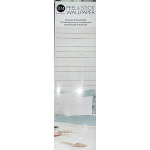 RoomMates Shiplap Peel Stick Wallpaper Removeable Repositionable 20.5" x‎ 16.5'